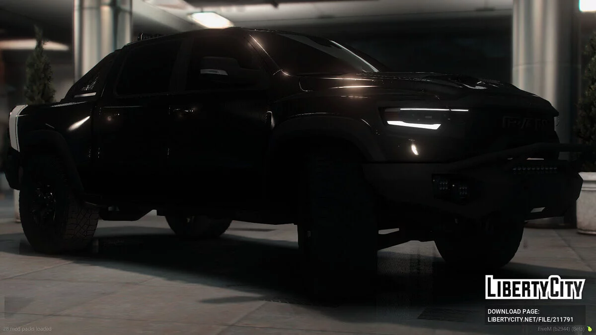 Custom 2023 Ram TRX Black Ghost Edition / GTA 5