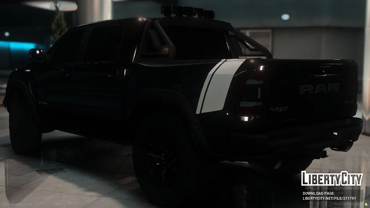 Custom 2023 Ram TRX Black Ghost Edition / GTA 5
