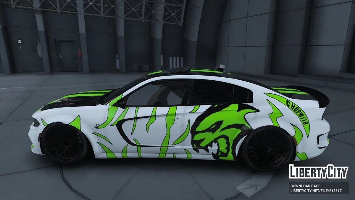 Custom Dodge Charger SRT Hellcat Chopwild IRL Replica / GTA 5