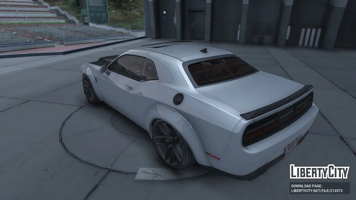 Dodge Challenger SRT Demon Zmiana Silnika C8 / GTA 5