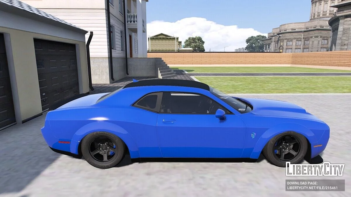 2018 Dodge Challenger SRT Hellcat Widebody RGB Lights / GTA 5