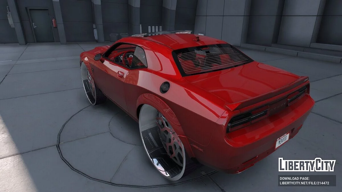 Dodge Challenger Hellcat On Ruccis / GTA 5