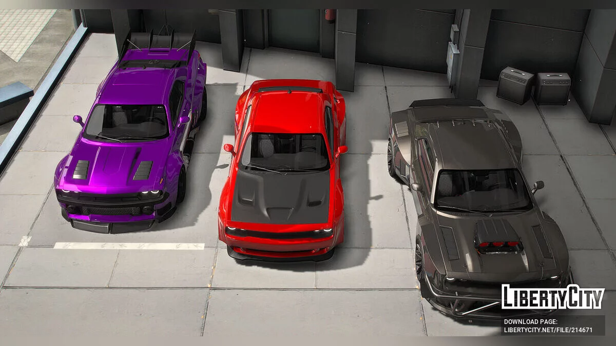 Dodge Challenger SRT Hellcat 2018 v1.0 / GTA 5