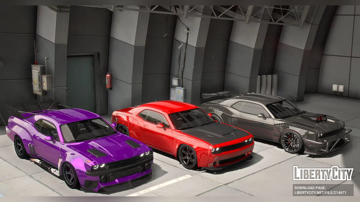 Dodge Challenger SRT Hellcat 2018 v1.0 / GTA 5