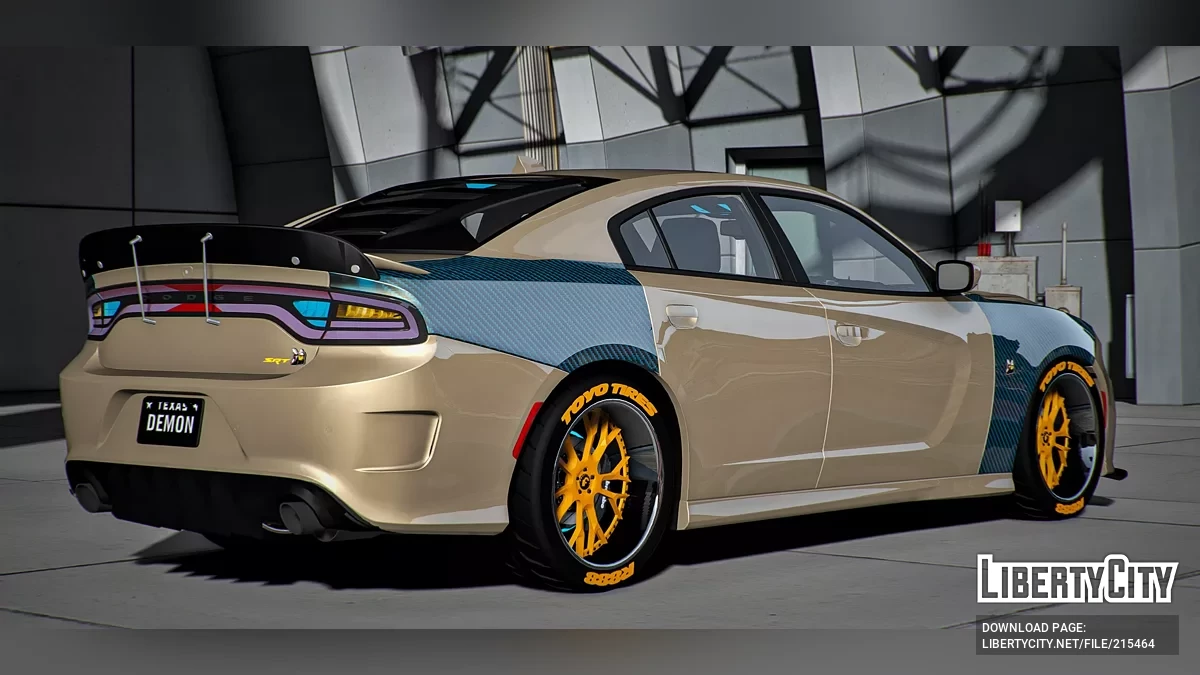 دودج تشارجر SRT SuperBee Scatpack على جنوط Forgiato / جي تي أي 5