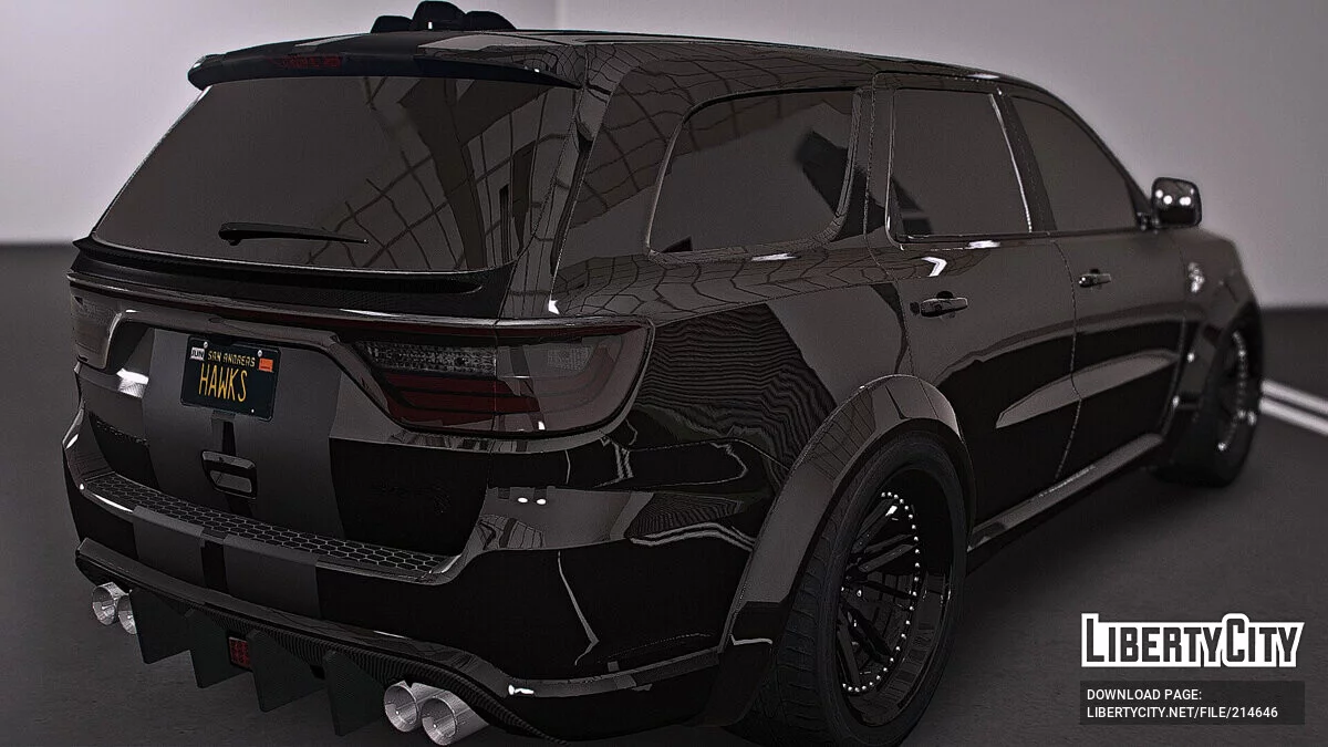 Dodge Durango SRT Hellcat Widebody (Blacked-out) / GTA 5