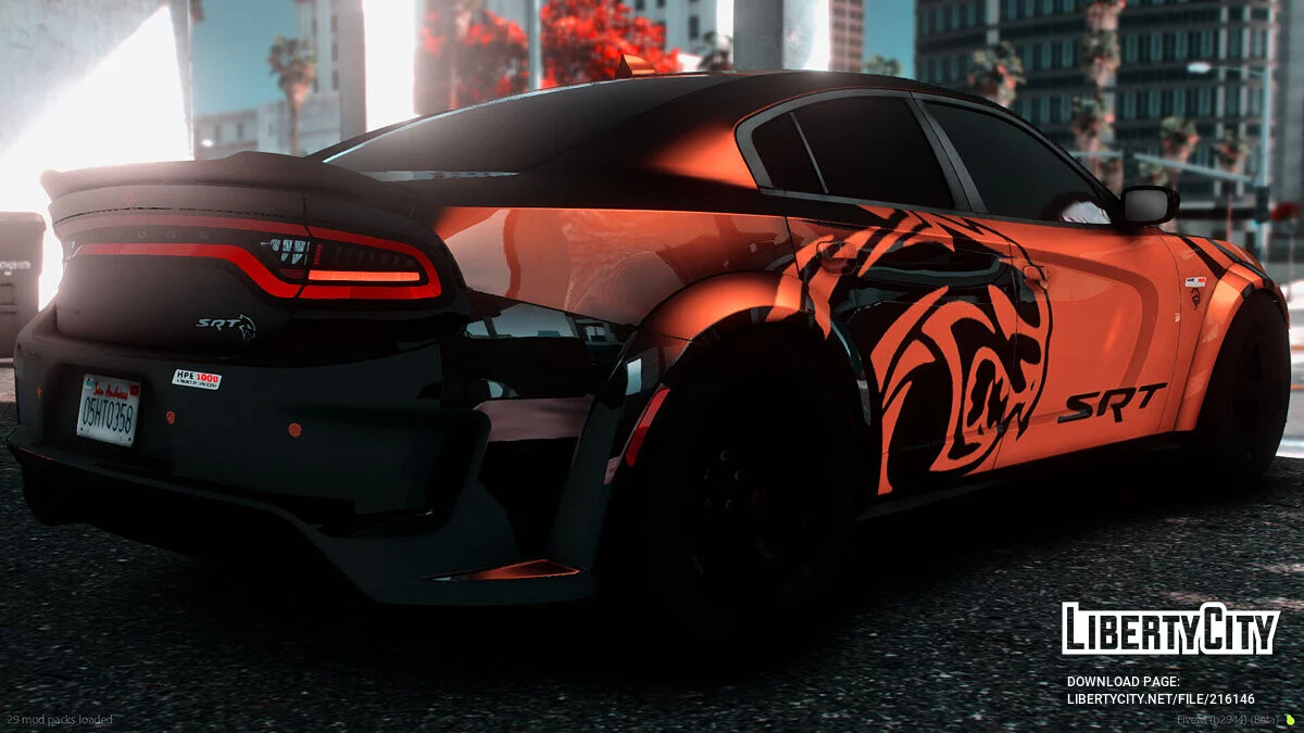 2023 Dodge Charger Hellcat Redeye Super Stock 1000HP Hennessey Performance Edition / GTA 5