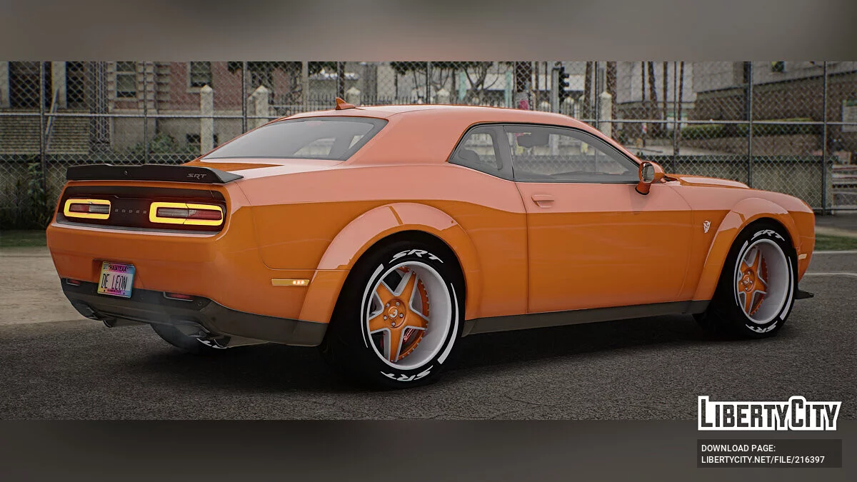 Demon Redeye Challenger Pneus Personalizados e Forgiatos / GTA 5