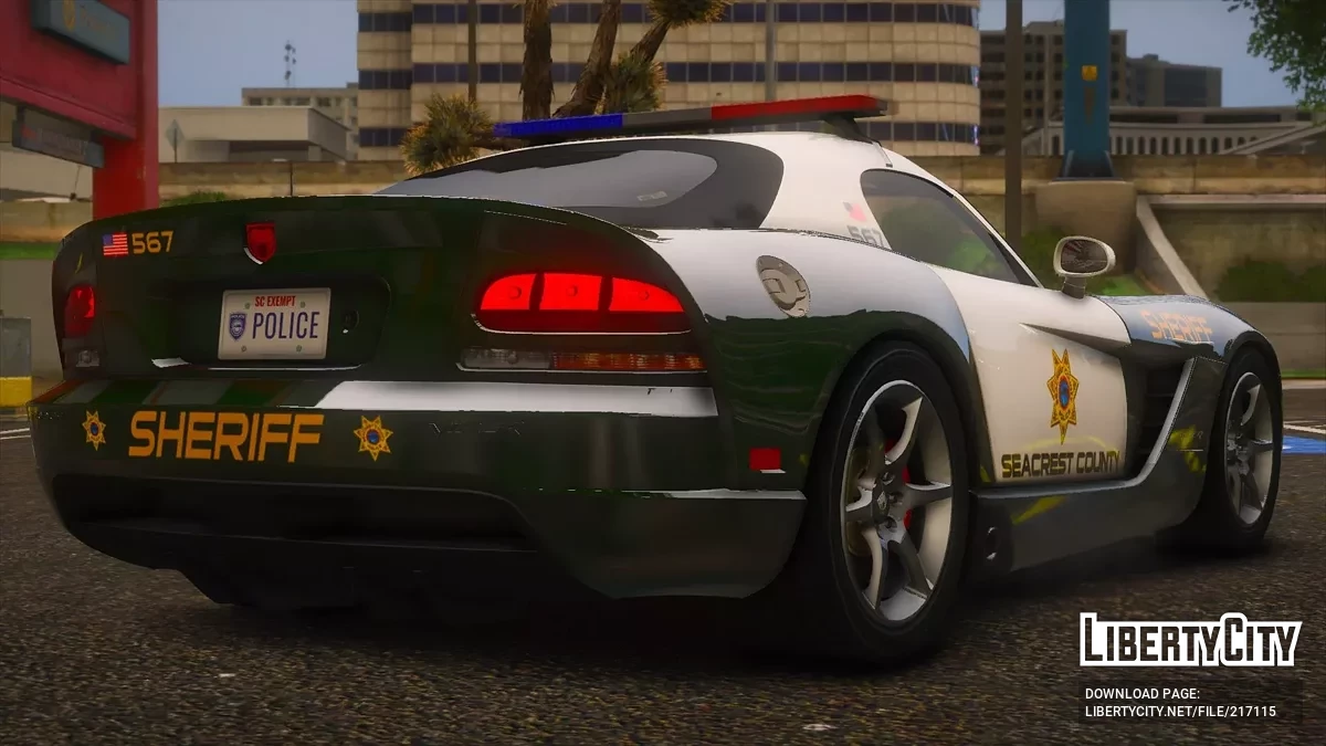 2008 Dodge Viper SRT-10 SCPD v1.0 / GTA 5