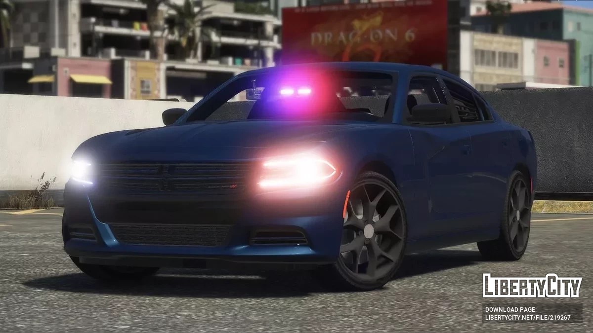 2019 Dodge Charger Pursuit Banale/Sans gyrophare / GTA 5