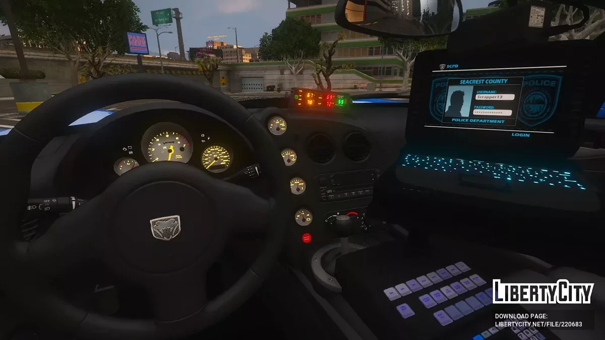 2010 Dodge Viper ACR SCPD v1.0 / GTA 5