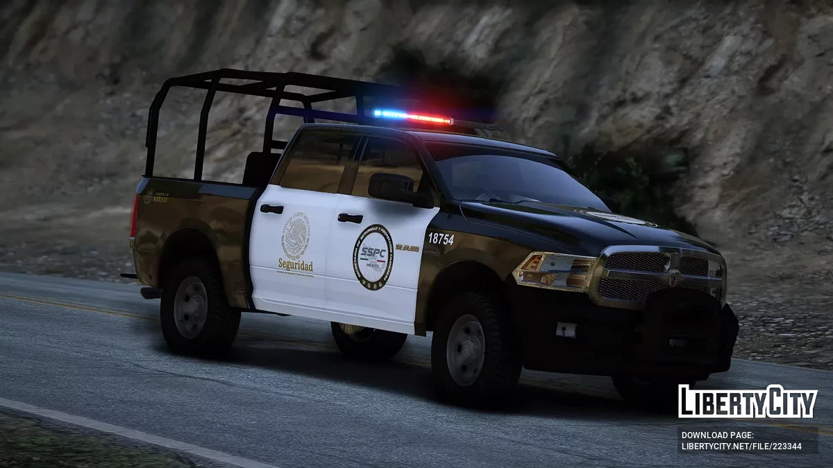 2014 Ram Міністерства безпеки та громадянського захисту Мексики MX / GTA 5
