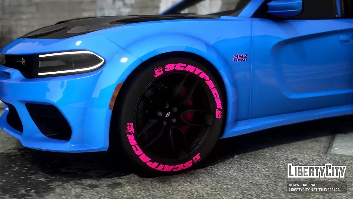 2021 Dodge Charger 392 Scatpack Widebody Custom / GTA 5