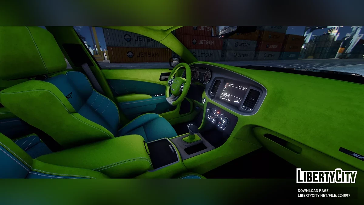 Custom 1320 Scatpack Dodge Magnum SRT en llantas forjadas Armani / GTA 5