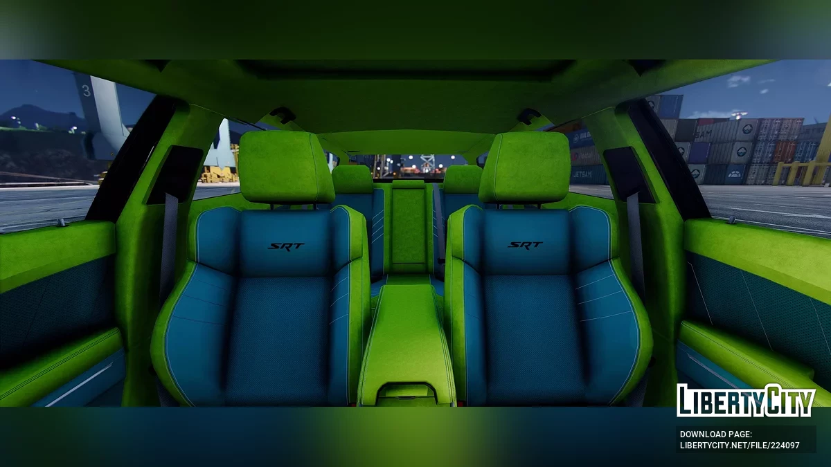 Custom 1320 Scatpack Dodge Magnum SRT en llantas forjadas Armani / GTA 5