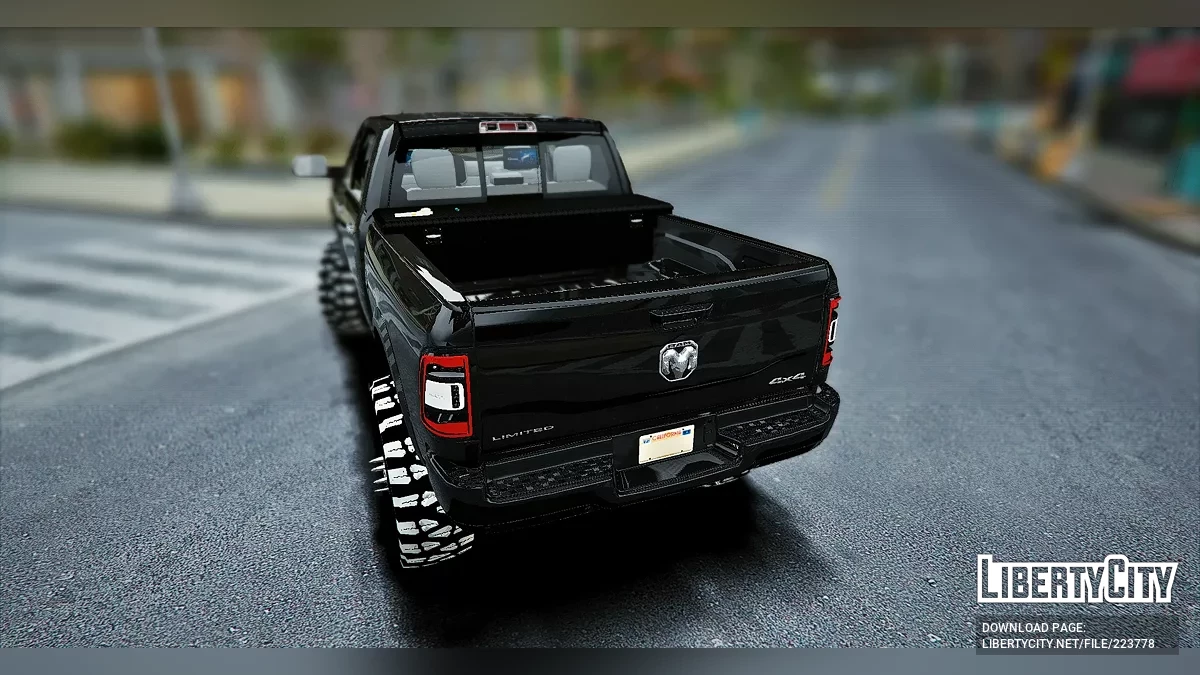 دودج رام 3500 معدلة ومرفوعة للخدمة الشاقة ليمتد 4 × 4 / جي تي أي 5