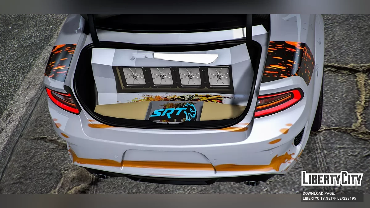 Dodge Charger Hellcat Widebody on Asanti Rims / GTA 5