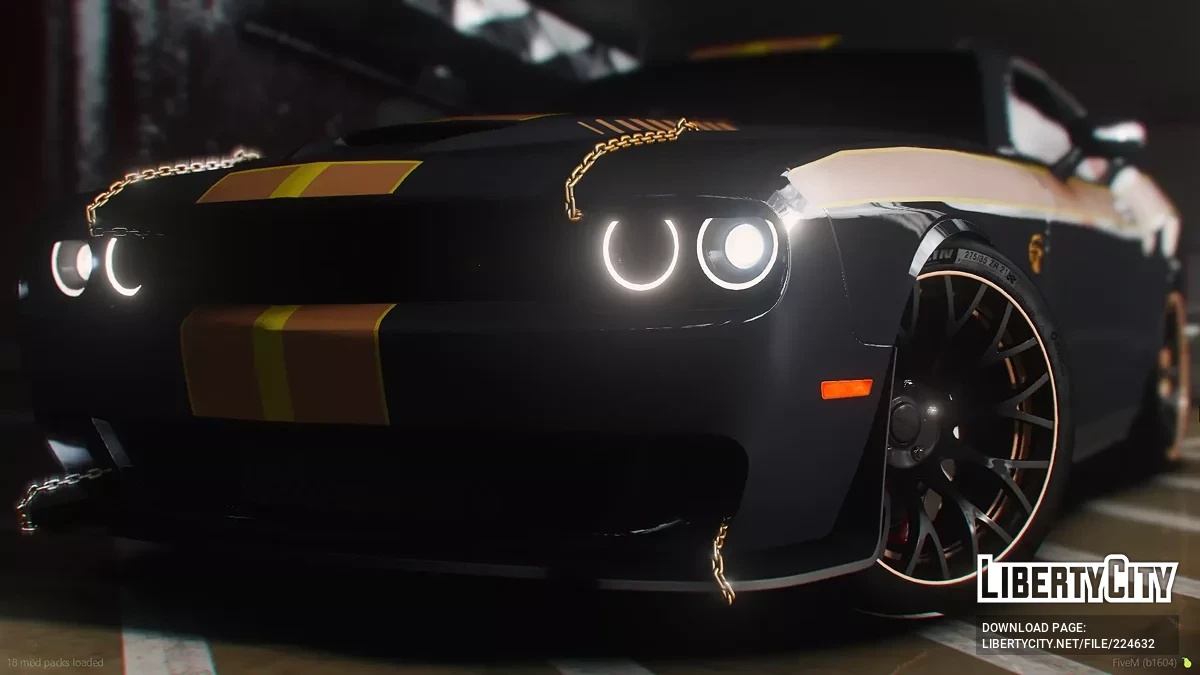 2019年道奇挑战者Hellcat Slimbody "SuperPhoenix_Srt" / GTA 5