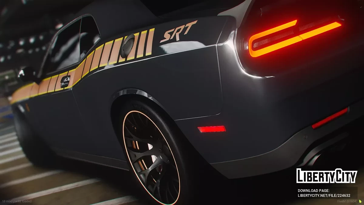2019年道奇挑战者Hellcat Slimbody "SuperPhoenix_Srt" / GTA 5