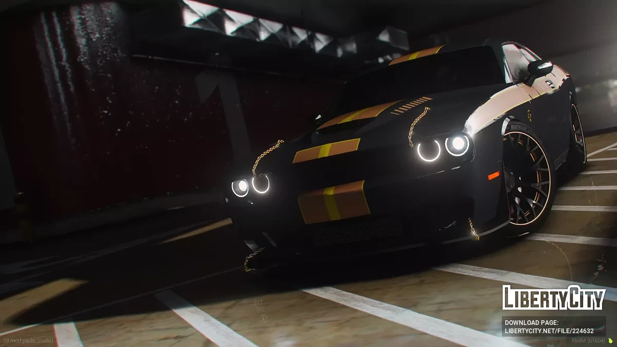 2019年道奇挑战者Hellcat Slimbody "SuperPhoenix_Srt" / GTA 5