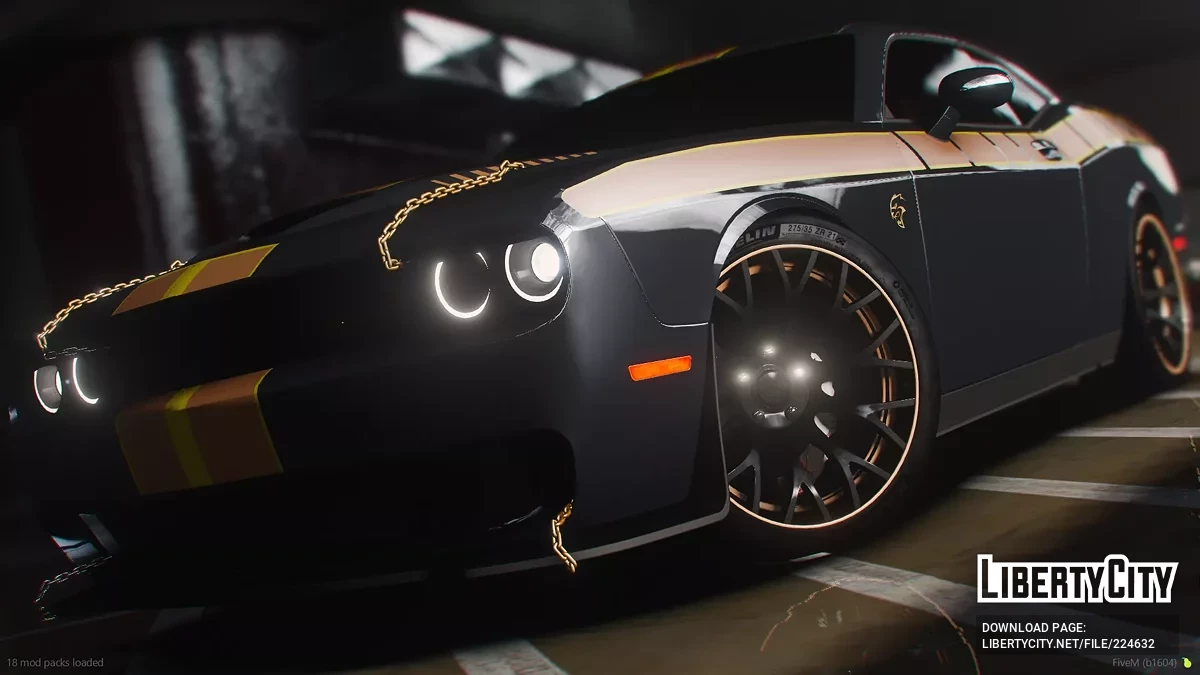 2019年道奇挑战者Hellcat Slimbody "SuperPhoenix_Srt" / GTA 5