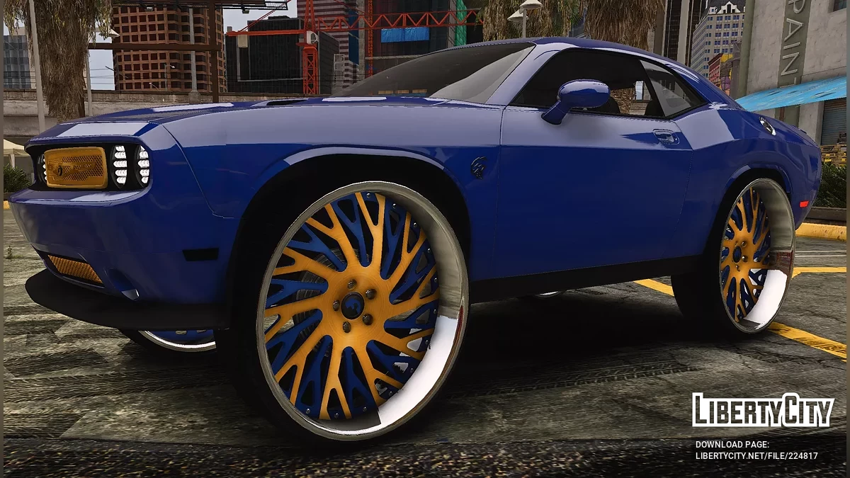 Özel Ayarlanmış Dodge Camaro SRT8 Forgiatos Üzerinde / GTA 5