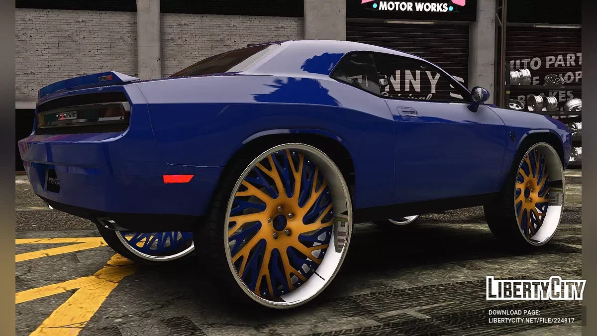 Özel Ayarlanmış Dodge Camaro SRT8 Forgiatos Üzerinde / GTA 5