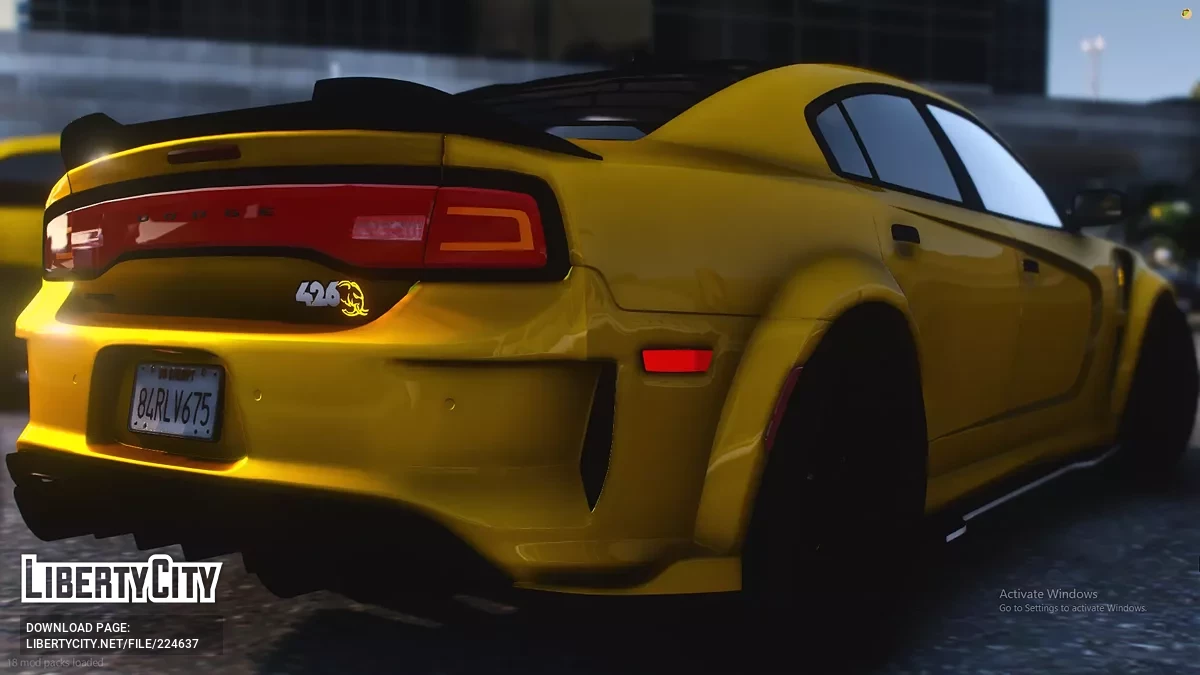 Custom 2014 Dodge Charger Ghoul / GTA 5