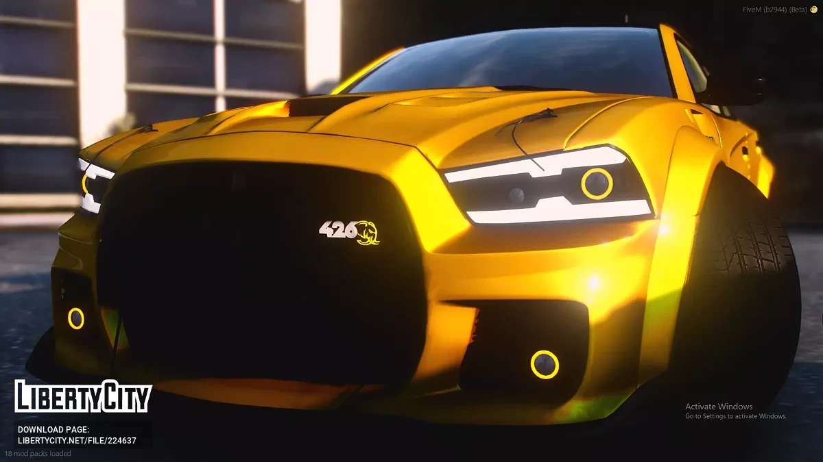 Custom 2014 Dodge Charger Ghoul / GTA 5