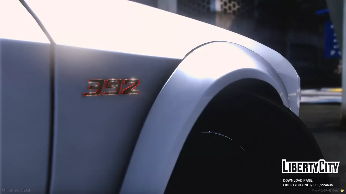 Кастомний 2022 Dodge Challenger Last Call Hemi Orange Edition Scatpack / GTA 5