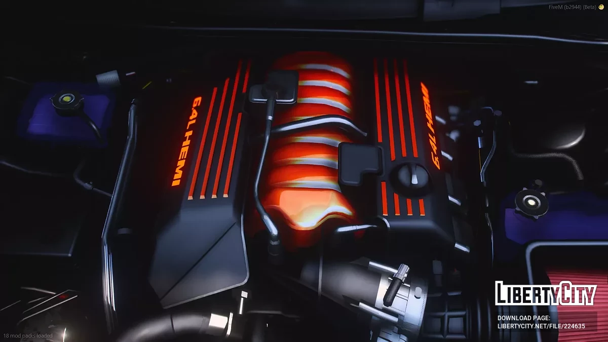 Кастомний 2022 Dodge Challenger Last Call Hemi Orange Edition Scatpack / GTA 5