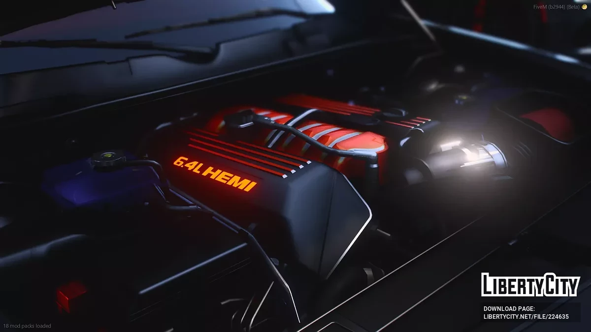 Кастомний 2022 Dodge Challenger Last Call Hemi Orange Edition Scatpack / GTA 5