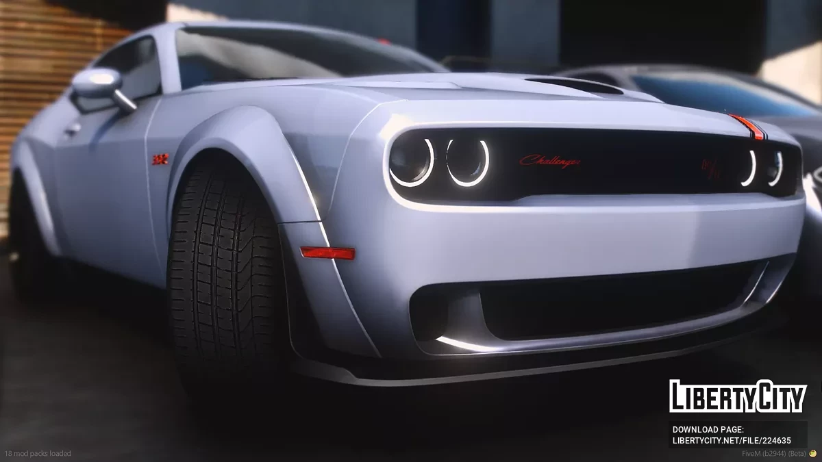 Кастомний 2022 Dodge Challenger Last Call Hemi Orange Edition Scatpack / GTA 5