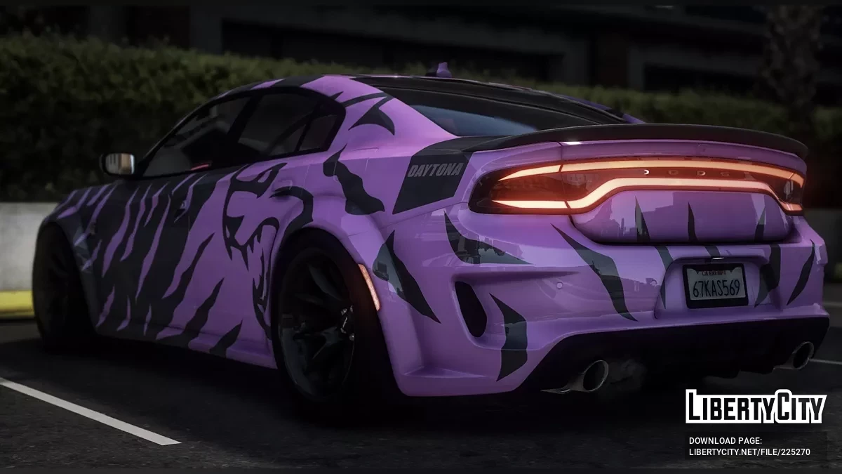 Réplica personalizada 2022 Dodge Charger SRT MATIAS IRL / GTA 5