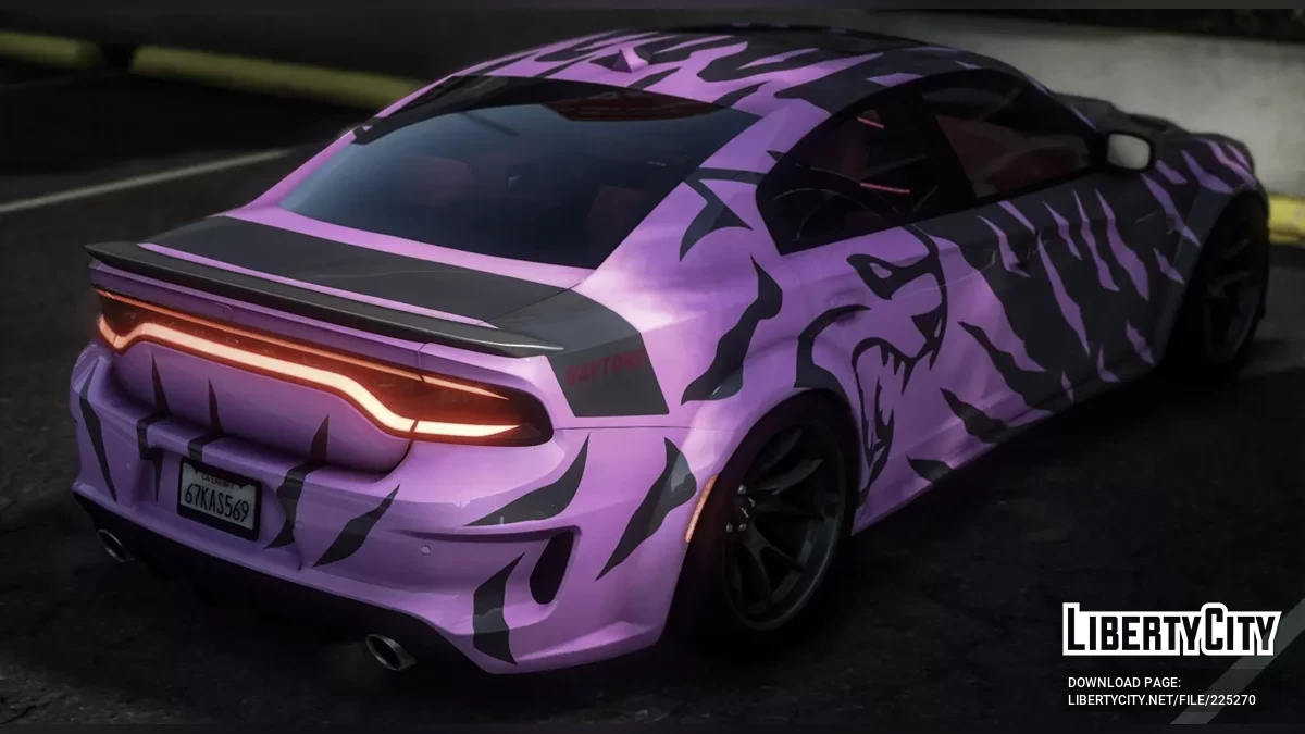 Réplica personalizada 2022 Dodge Charger SRT MATIAS IRL / GTA 5