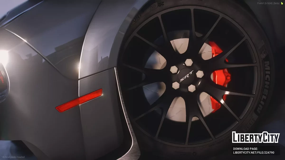 Individuell 2023 Dodge Challenger 1000HP Hennessey Performance Edition / GTA 5