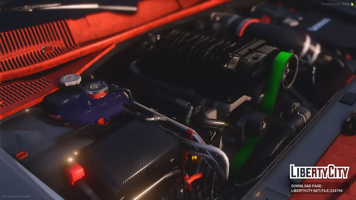 Individuell 2023 Dodge Challenger 1000HP Hennessey Performance Edition / GTA 5