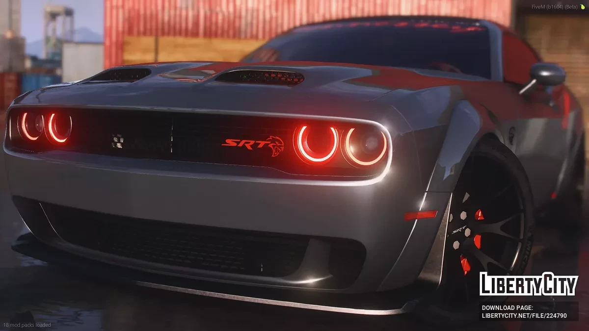 Individuell 2023 Dodge Challenger 1000HP Hennessey Performance Edition / GTA 5