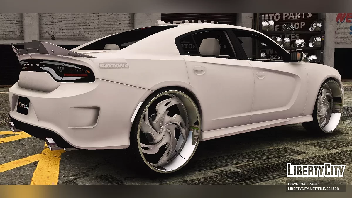 Özel Ayarlanmış 2022 Dodge Charger Daytona Scatpack Rucci Forged Tekerleklerle / GTA 5