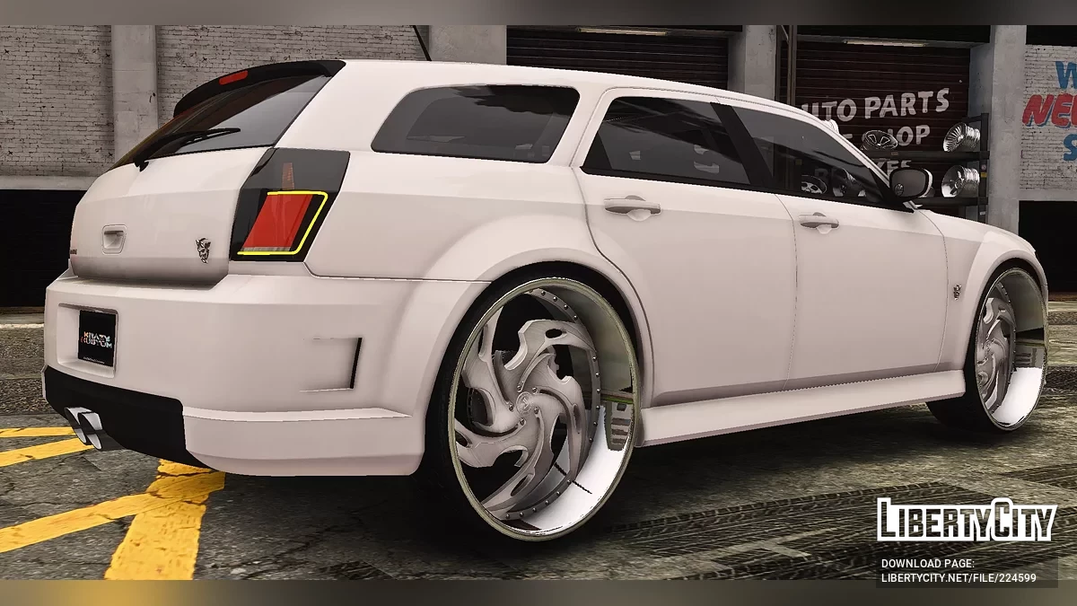Dodge Magnum Demon 2022 Personnalisé Sur Roues Forgées Rucci / GTA 5