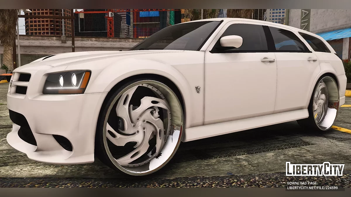 Dodge Magnum Demon 2022 Personnalisé Sur Roues Forgées Rucci / GTA 5