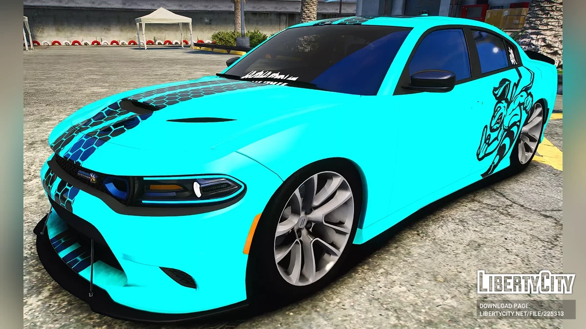定制调校道奇 Charger Scatpack Super Bee (4 种涂装) / GTA 5
