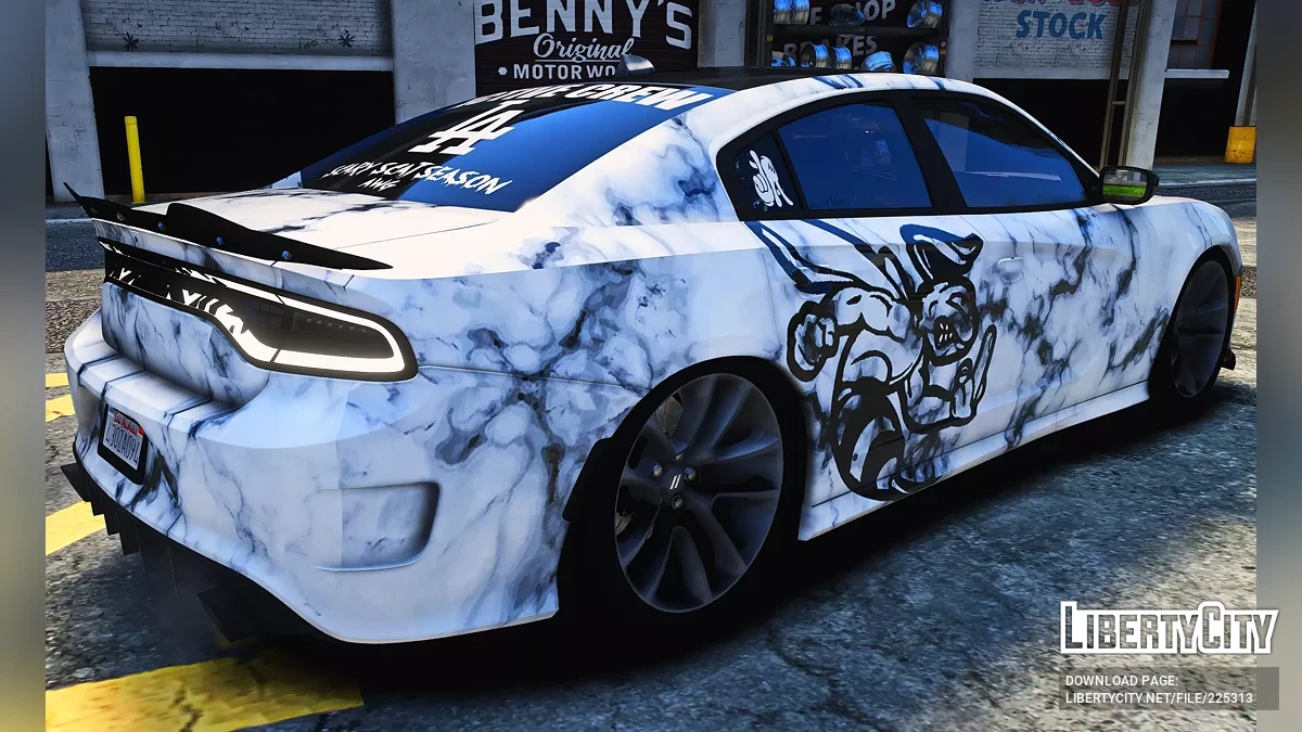 定制调校道奇 Charger Scatpack Super Bee (4 种涂装) / GTA 5