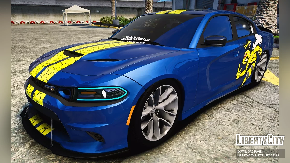 定制调校道奇 Charger Scatpack Super Bee (4 种涂装) / GTA 5