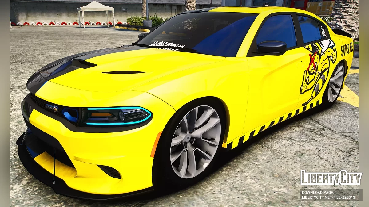 定制调校道奇 Charger Scatpack Super Bee (4 种涂装) / GTA 5