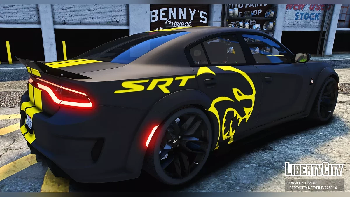 Dodge Charger SRT Hellcat Widebody "Mista-Clean" Personnalisé / GTA 5
