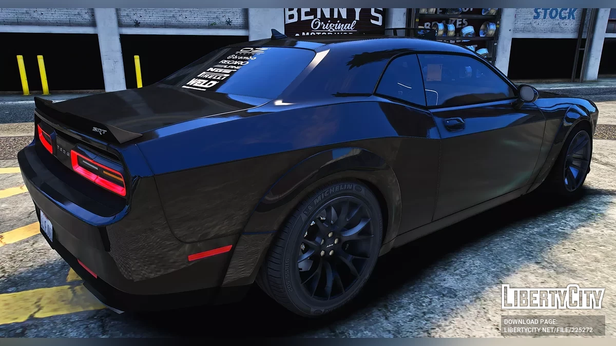 Slideshow personalizado Dodge Challenger SRT Hellcat ajustado / GTA 5