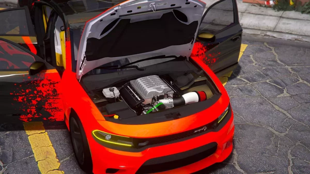 Dodge Charger Hellcat DKRIQ 2018 / GTA 5
