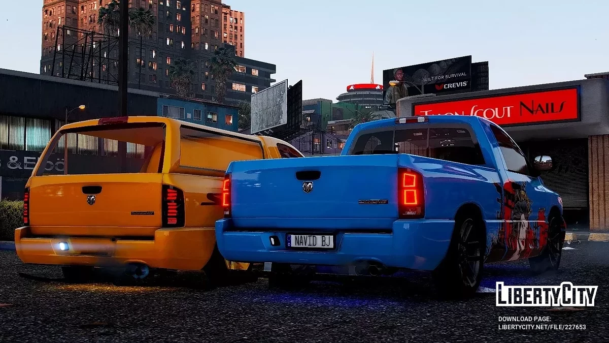2006道奇RamSRT10 [附加 | +80调校 | LODs | 模板 | 车身涂装] / GTA 5