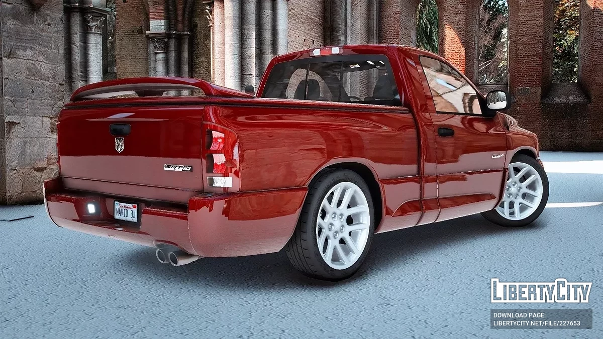 2006道奇RamSRT10 [附加 | +80调校 | LODs | 模板 | 车身涂装] / GTA 5